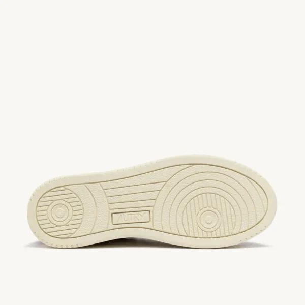 Donna Autry Donna | – Sneaker Medalist Low in Pelle Suede Bianca Viola