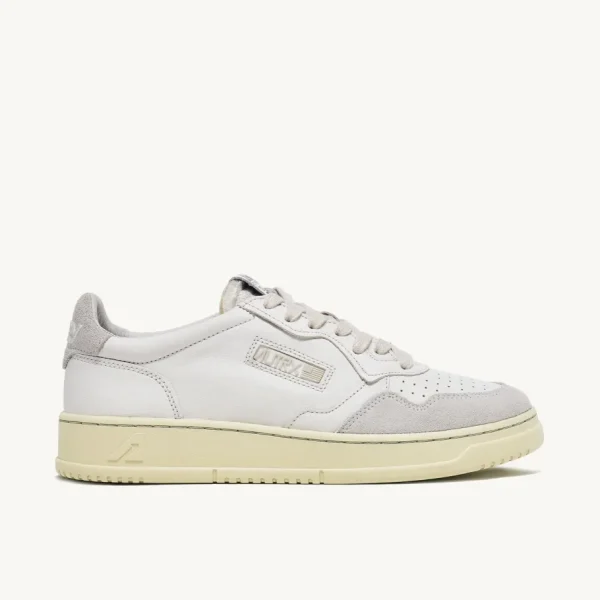 Uomo Autry Uomo | – Sneaker Open Low in Pelle e Suede Bianco