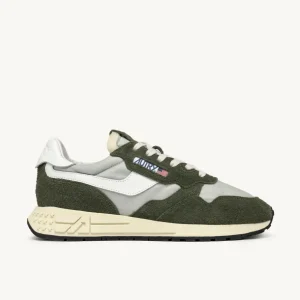 Uomo Autry Uomo | – Sneaker Reelwind Low Nylon Suede Verde