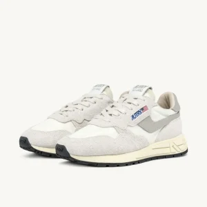 Uomo Autry Uomo | – Sneaker Reelwind Low Nylon Suede Bianco