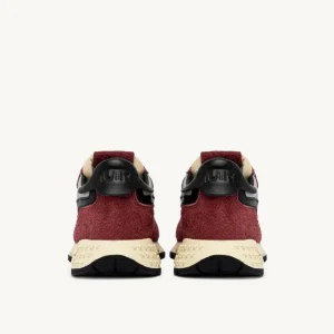 Donna Autry Donna | – Sneaker Reelwind Low Nylon Suede Rosso Nero
