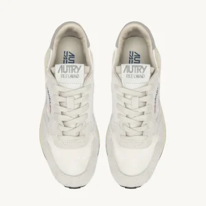 Uomo Autry Uomo | – Sneaker Reelwind Low Nylon Suede Bianco