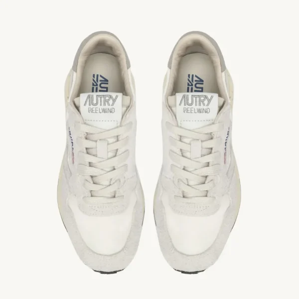 Uomo Autry Uomo | – Sneaker Reelwind Low Nylon Suede Bianco