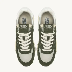 Uomo Autry Uomo | – Sneaker Reelwind Low Nylon Suede Verde