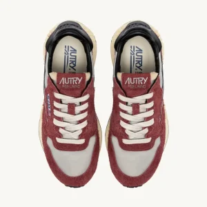 Donna Autry Donna | – Sneaker Reelwind Low Nylon Suede Rosso Nero