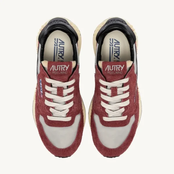 Donna Autry Donna | – Sneaker Reelwind Low Nylon Suede Rosso Nero