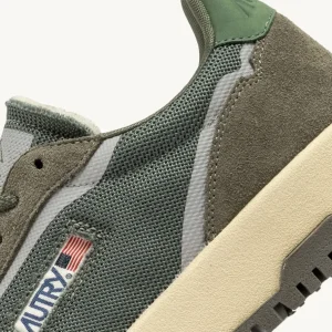 Uomo Autry Uomo | – Wildpace Low in Mesh e Suede Schio Military