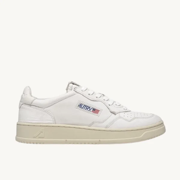 Uomo Autry Uomo | Sneaker in Pelle di Capra Bianco