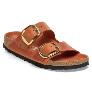 Donna Birkenstock Donna | – Arizona Big Buckle Burnt Orange, Oiled Leather