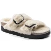 Donna Birkenstock Donna | – Arizona Big Buckle Shearling Teddy Eggshell