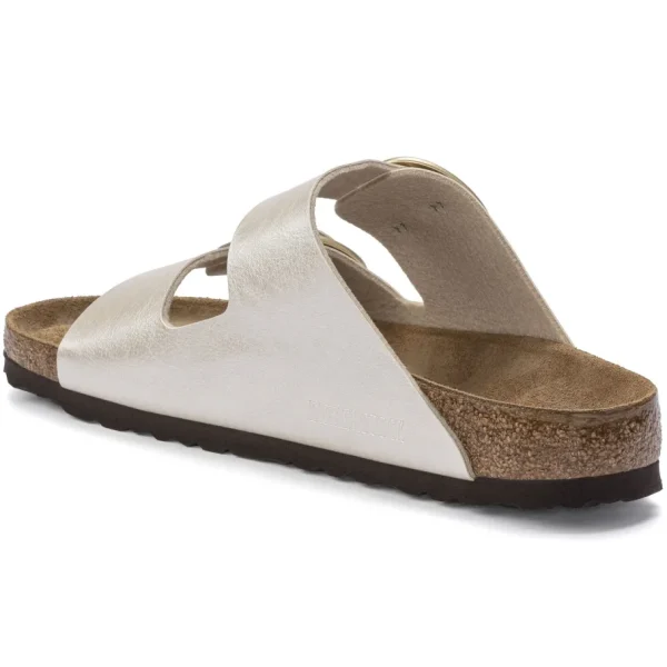 Donna Birkenstock Donna | – Arizona Big Buckle Graceful Pearl White, Birko Flor