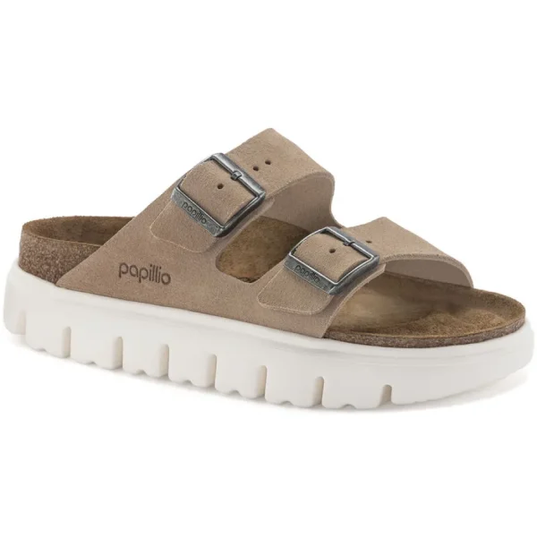 Donna Birkenstock Donna | – Arizona Chunky Warm Sand, Suede Leather