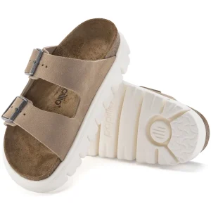 Donna Birkenstock Donna | – Arizona Chunky Warm Sand, Suede Leather