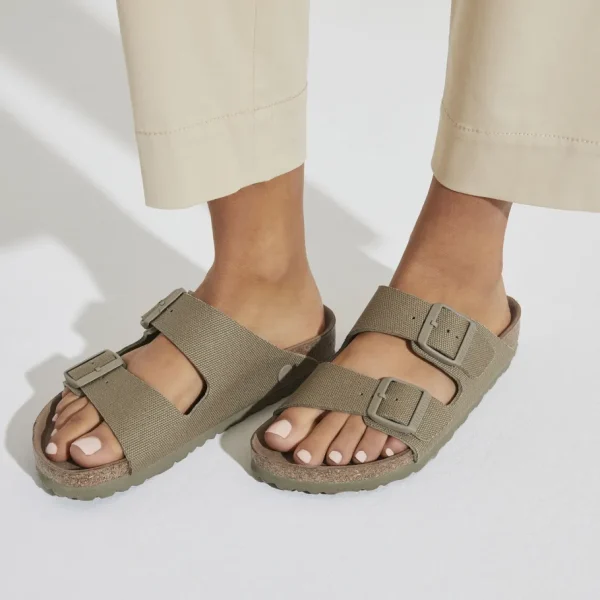 Donna Birkenstock Donna | – Arizona Faded Khaki, Canvas