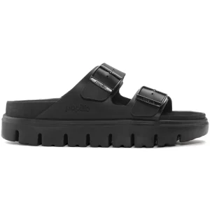 Donna Birkenstock Donna | – Arizona PAP Chunky Black, Natural Leather