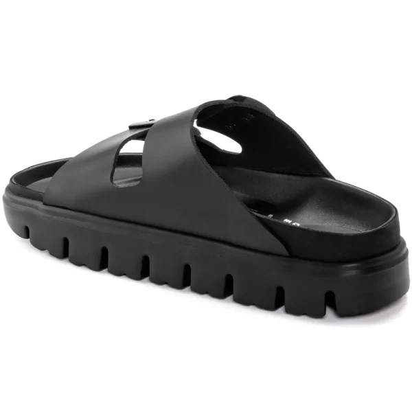 Donna Birkenstock Donna | – Arizona PAP Chunky Black, Natural Leather