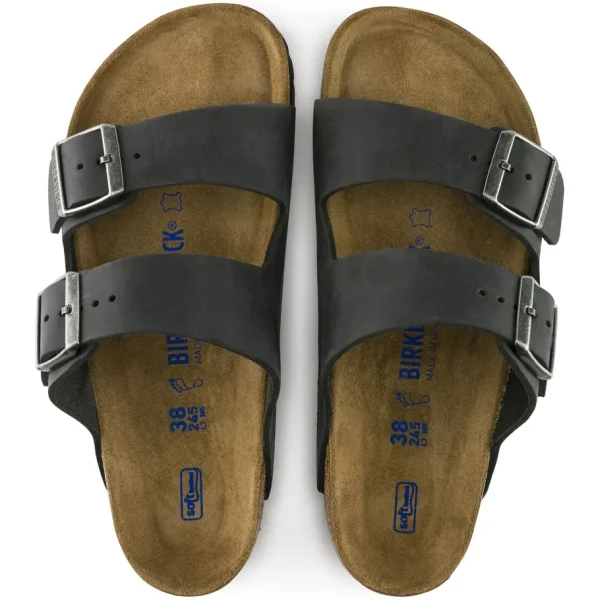 Donna Birkenstock Donna | – Arizona SFB Black, Oiled Leather