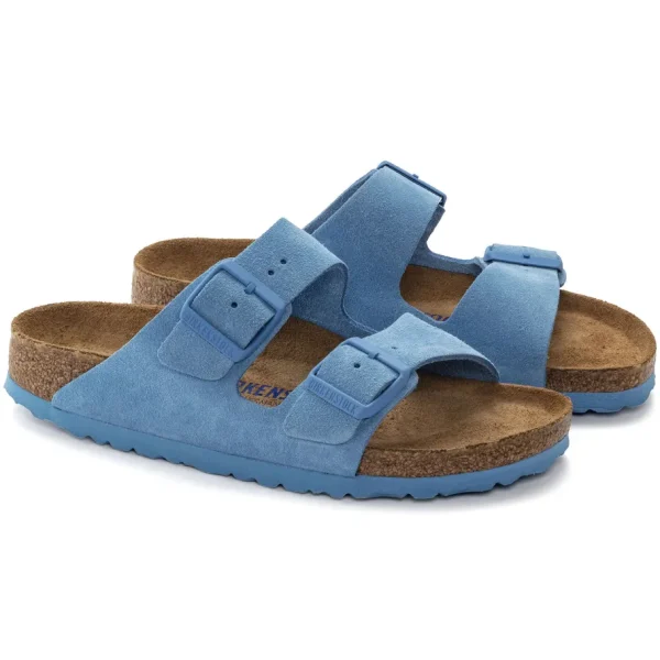 Donna Birkenstock Donna | – Arizona SFB Sky Blue, Suede Leather