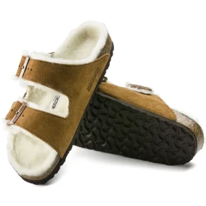 Donna Birkenstock Donna | – Arizona Shearling Mink, Suede Leather