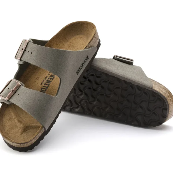 Uomo Birkenstock Uomo | – Arizona Stone, Birko-Flor Nubuck