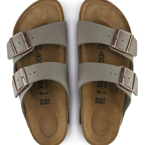 Uomo Birkenstock Uomo | – Arizona Stone, Birko-Flor Nubuck