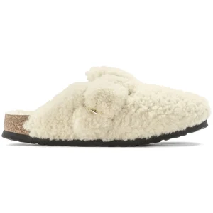 Donna Birkenstock Donna | – Boston Big Buckle Shearling Eggshell