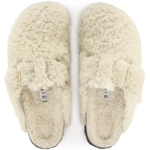 Donna Birkenstock Donna | – Boston Big Buckle Shearling Eggshell