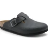 Uomo Birkenstock Uomo | – Boston Black, Oiled Leather