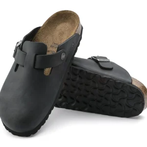 Uomo Birkenstock Uomo | – Boston Black, Oiled Leather