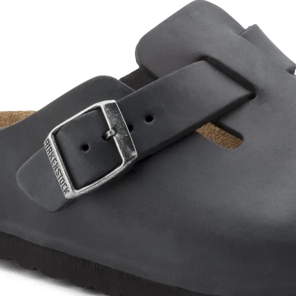 Uomo Birkenstock Uomo | – Boston Black, Oiled Leather