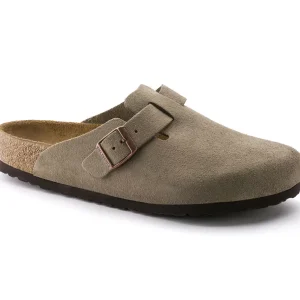 Uomo Birkenstock Uomo | – Boston SFB Taupe, Suede Leather