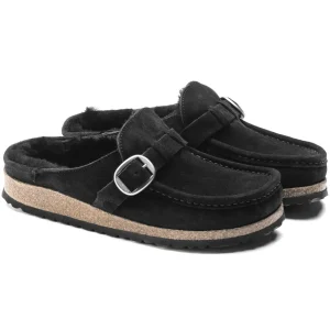 Donna Birkenstock Donna | – Buckley Shearling Suede Leather Black