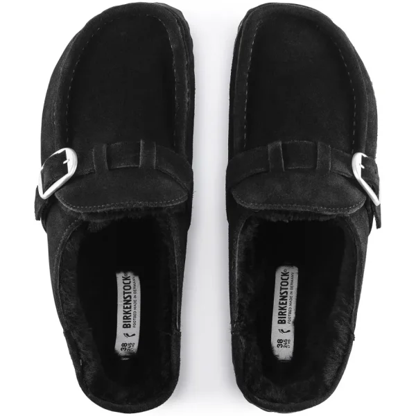 Donna Birkenstock Donna | – Buckley Shearling Suede Leather Black