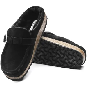 Donna Birkenstock Donna | – Buckley Shearling Suede Leather Black