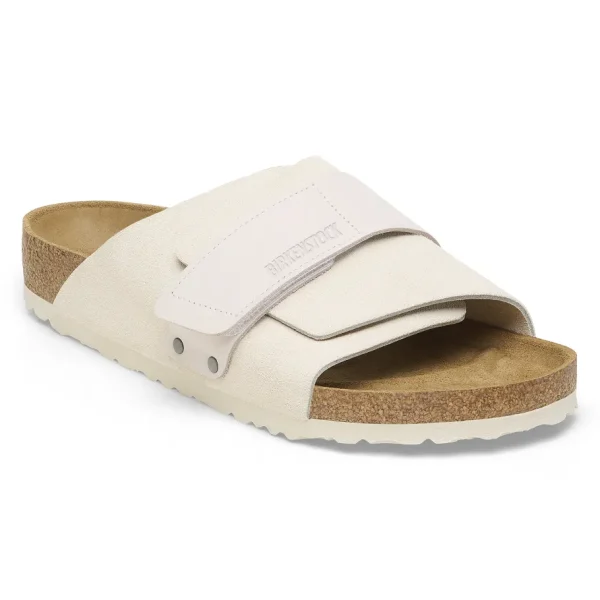 Uomo Birkenstock Uomo | – Kyoto Antique White, Suede Leather Nubuck