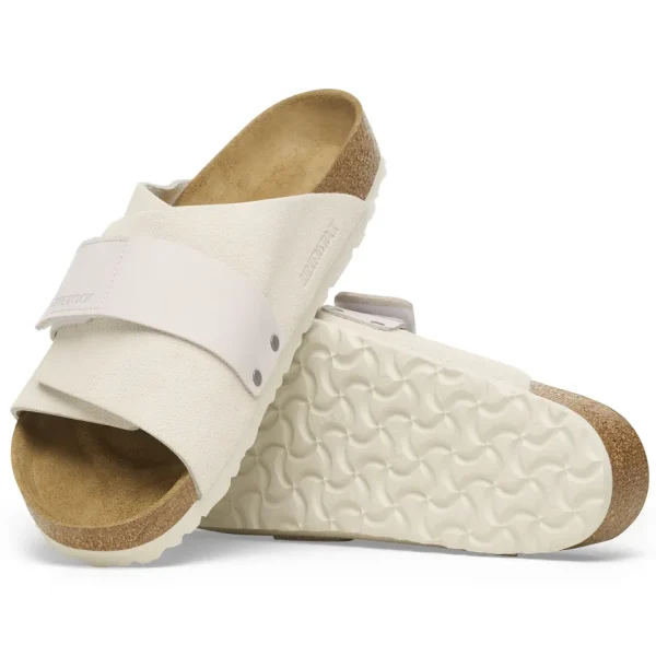 Uomo Birkenstock Uomo | – Kyoto Antique White, Suede Leather Nubuck