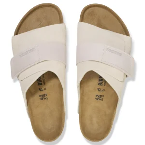 Uomo Birkenstock Uomo | – Kyoto Antique White, Suede Leather Nubuck