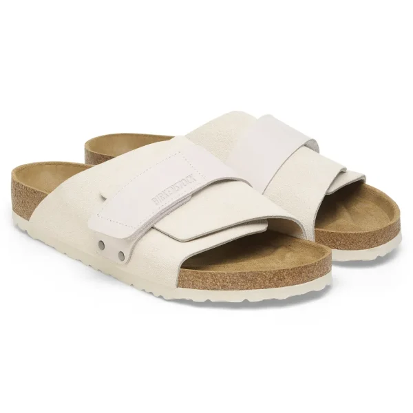 Uomo Birkenstock Uomo | – Kyoto Antique White, Suede Leather Nubuck