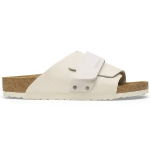 Uomo Birkenstock Uomo | – Kyoto Antique White, Suede Leather Nubuck