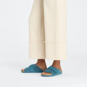 Donna Birkenstock Donna | – Kyoto Deep Turquoise, Suede Leather Nubuck