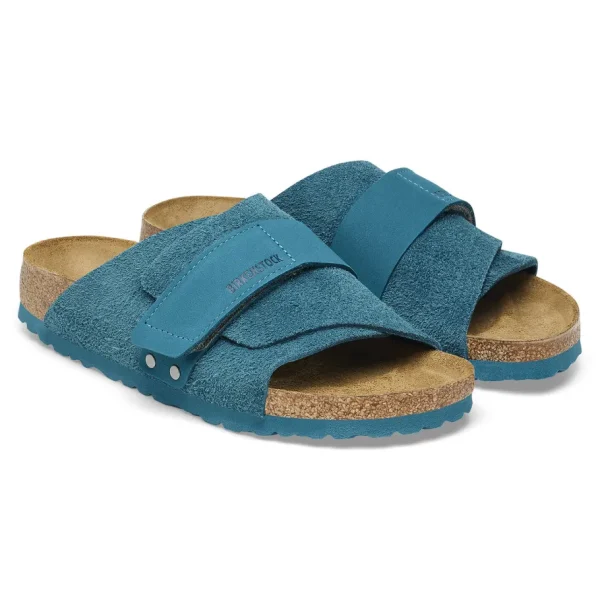 Donna Birkenstock Donna | – Kyoto Deep Turquoise, Suede Leather Nubuck