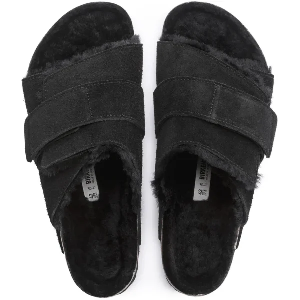 Donna Birkenstock Donna | – Kyoto Shearling Black, Suede Leather