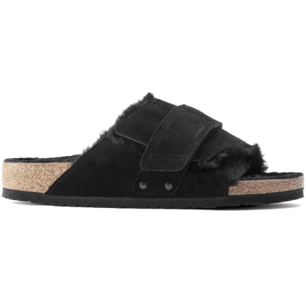 Donna Birkenstock Donna | – Kyoto Shearling Black, Suede Leather