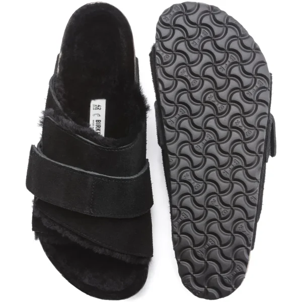 Donna Birkenstock Donna | – Kyoto Shearling Black, Suede Leather