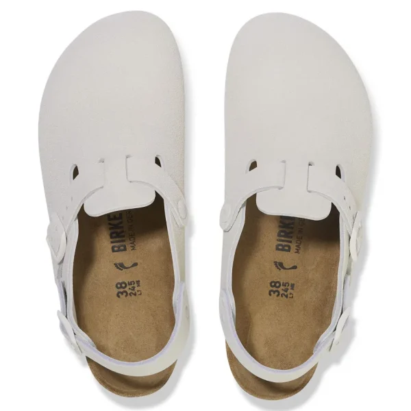 Donna Birkenstock Donna | – Tokio Antique White, Suede Leather