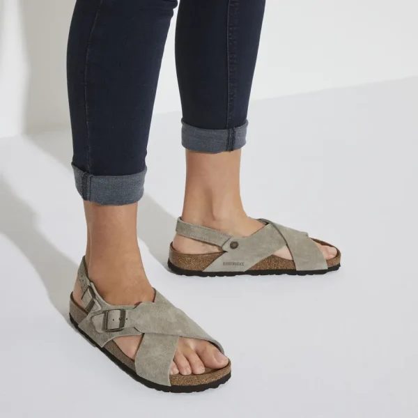 Donna Birkenstock Donna | – Tulum SFB Taupe, Suede Leather