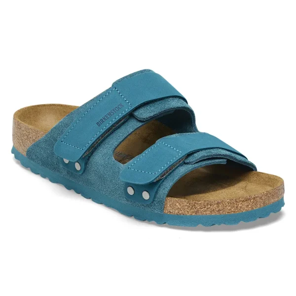 Donna Birkenstock Donna | – Uji Deep Turquoise, Suede Leather Nubuck