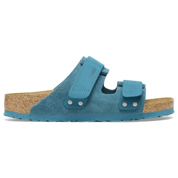 Donna Birkenstock Donna | – Uji Deep Turquoise, Suede Leather Nubuck