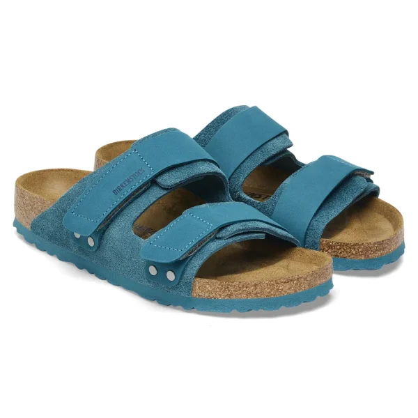 Donna Birkenstock Donna | – Uji Deep Turquoise, Suede Leather Nubuck