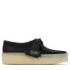 Donna Clarks Originals Donna | – Wallabee Black Suede